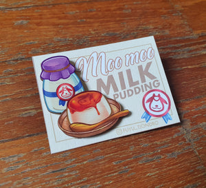 Moomoo Milk Pudding - Wooden Pins