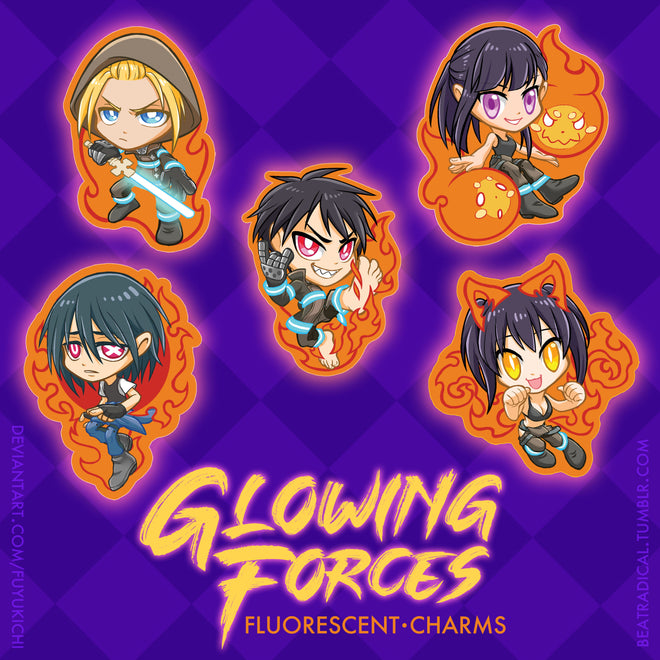 Fluorescent Charms