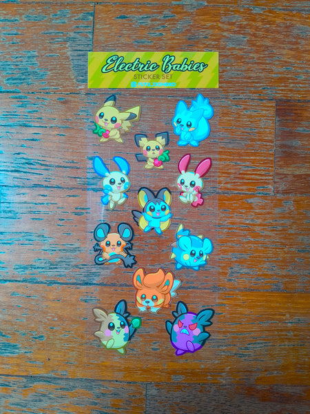 ELECTRIC BABIES Sticker Sheet