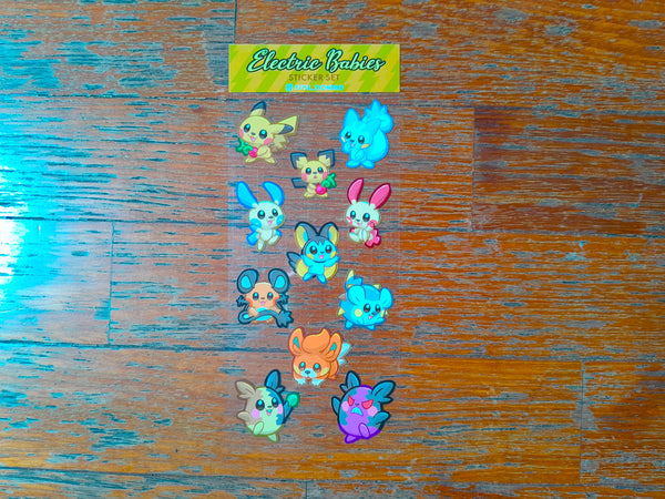 ELECTRIC BABIES Sticker Sheet