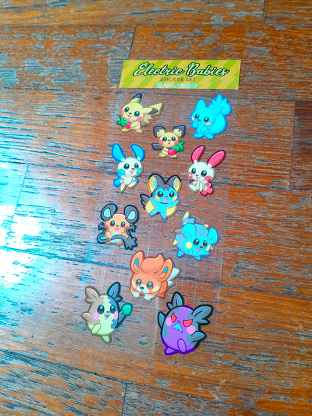 ELECTRIC BABIES Sticker Sheet