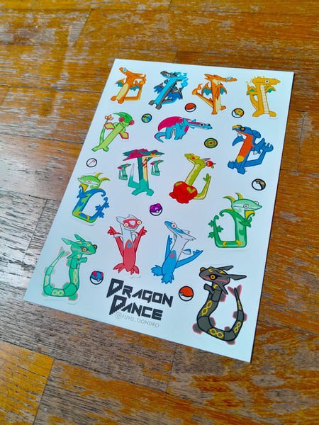 DRAGON DANCE Sticker Sheet