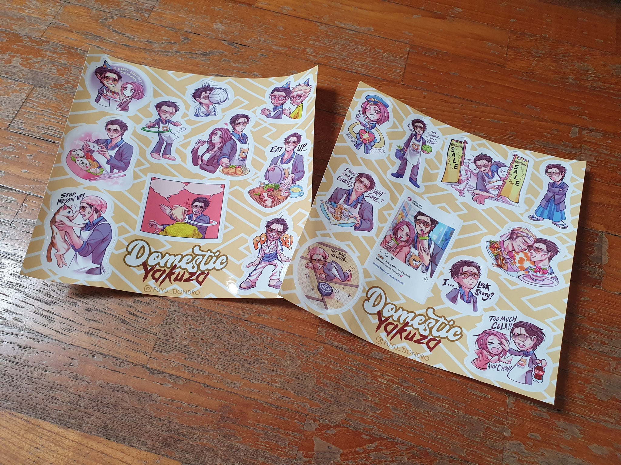 Domestic Yakuza - Sticker Sheets