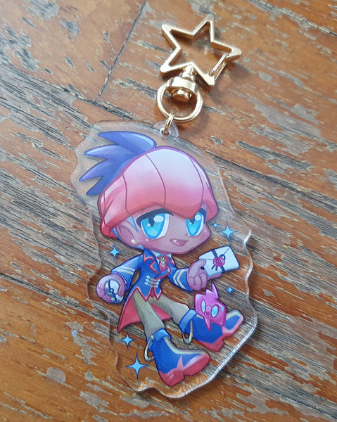 BATTLE TOWER TRIO - Clear Charms + Stickers