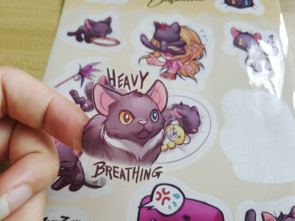 Catty Behaviour - Sticker Sheet